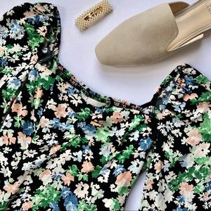 NWT H&M Square Neck Long Sleeve Top